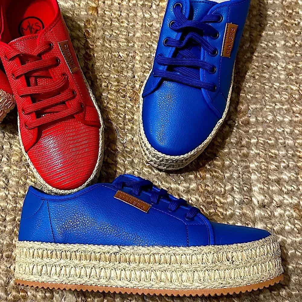 Blue Espadrilles Sneakers